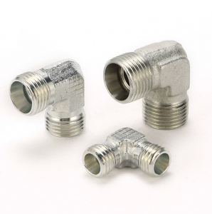 Needfitting 1C9 90° METRIC MALE 24°CONE L.T.WITH O-RING  DIN3865 Hydraulic adaptors